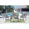 Manhattan Comfort Portofino Rope Wicker 4-Piece Patio Conversation Set with Cushions in Grey OD-CV019-GY - alternate 3
